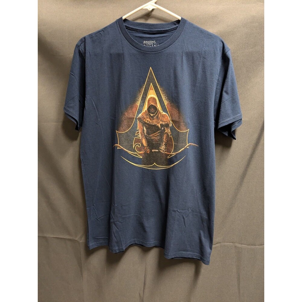 Assassin's Creed Origins Navy Graphic Tee Men Size Large NWOT